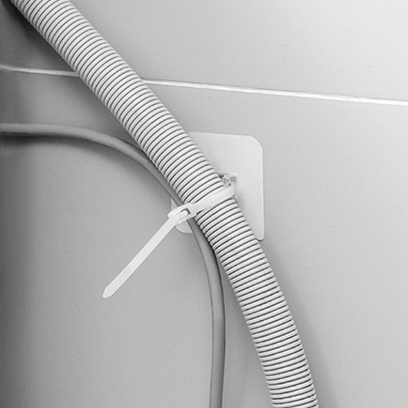 10PCS Strong Self-adhesive Bookshelf Shoe Cabinet Wardrobe Wall Bracket Fixed Patch For Child Protection No Punching To Prevent