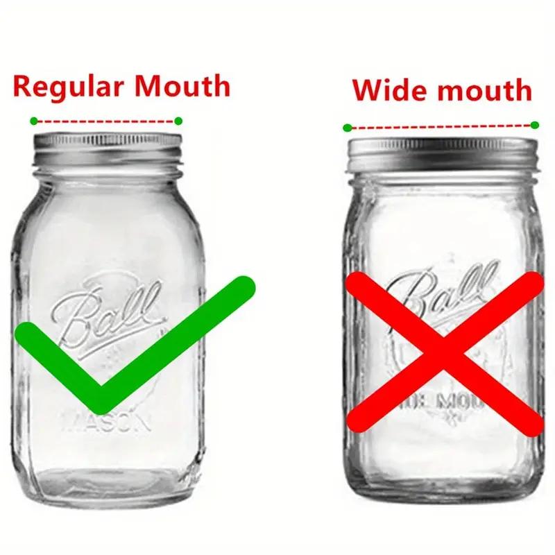 1PCS Stainless Steel Cocktail Shaker Set Mason Jar Shaker Cocktail Pepper Filter Cover