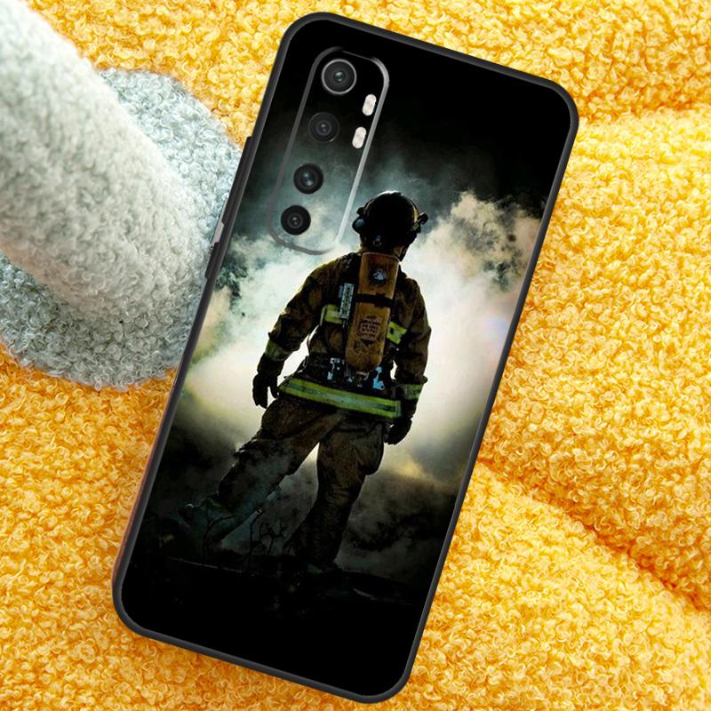 Firefighter Heroes Fireman Case For Xiaomi 17 Pro Max 13 14 15 Ultra 13T 14T 15T Cover For POCO X7 X5 X6 F5 F6 F7 F8 Pro