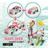 Mars Deer Collision Deformation Car Series 2 in 1 Portable Creative Magnetic Collision Transforming Cars Toys Gift for Kids Boy