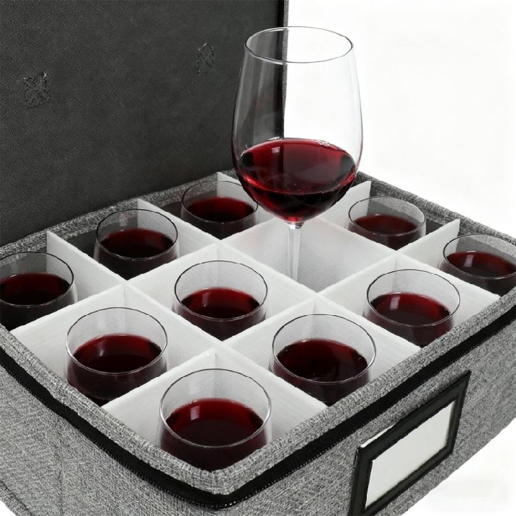 Elegant Glass Display Case Crafted of Washable Cloth Materials Fit Standard Cabinets Countertops