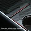 Central Control Panel Protective Patch for Tesla Model 3 Y 2017-2020 ABS Carbon Fiber Decorative Shell Stickers Car Accessories