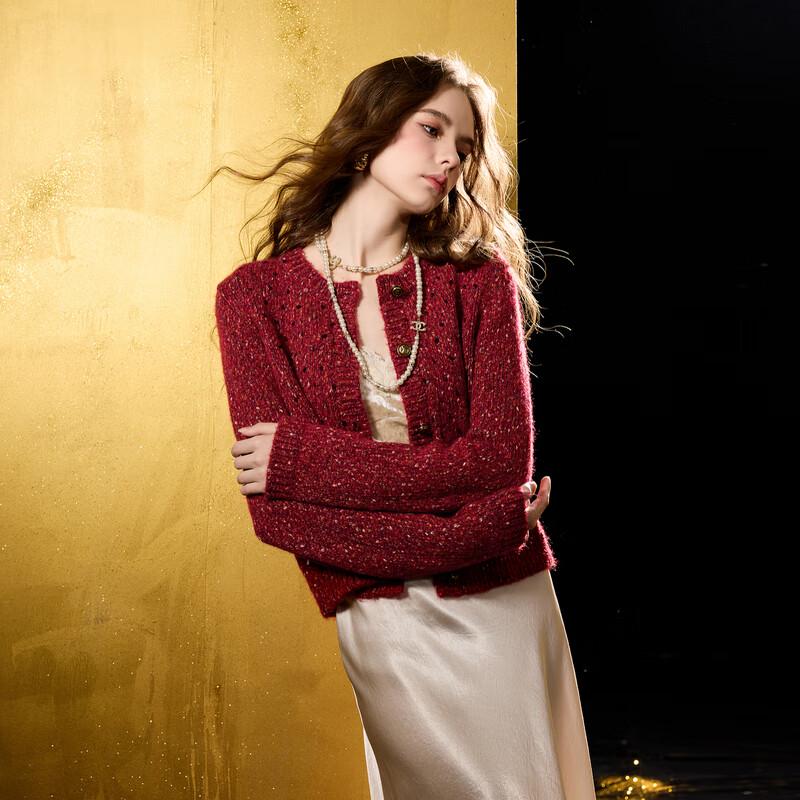 

Sancai Women s Retro Knit Cardigan M 160/84A