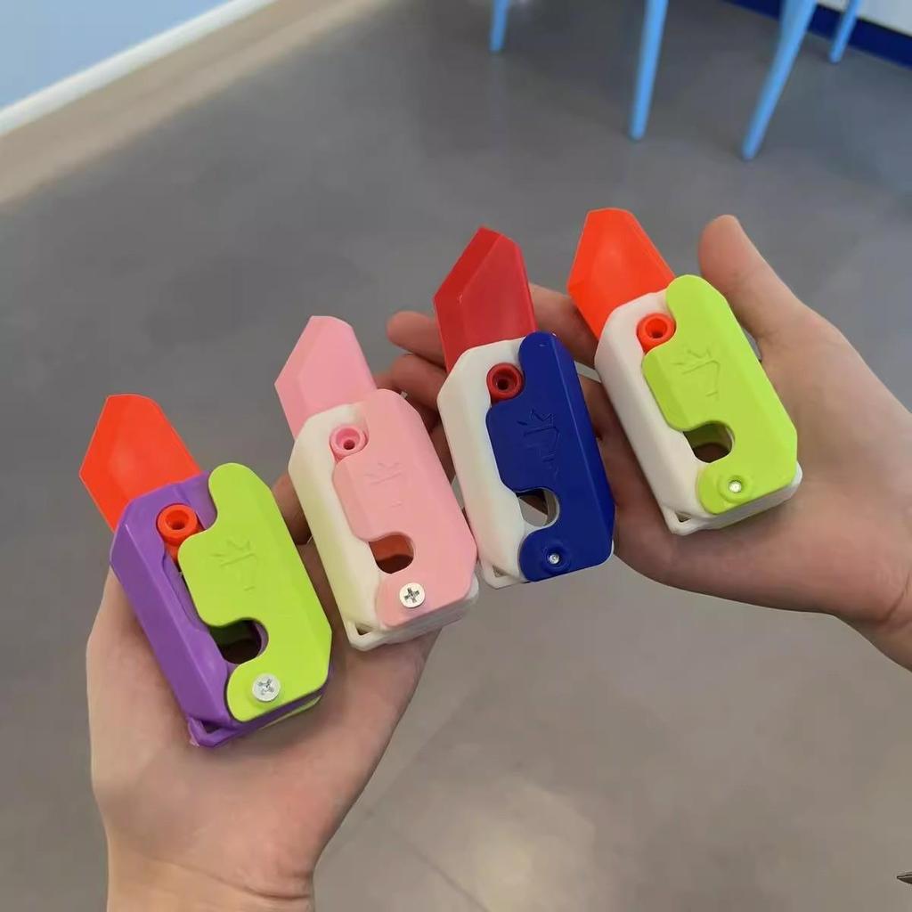 Carrot Gun 1911 Toy: Hot-Selling 3D Printed Decompression Handgun