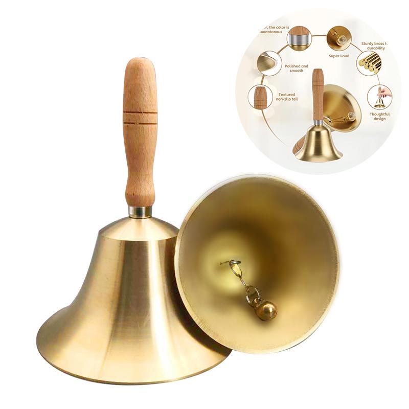 Sinos de Mão Super Altos, Sinos de Chamada de Latão Sólido Para Idosos em Casa, Treino de Animais, Jantares, Meditação
