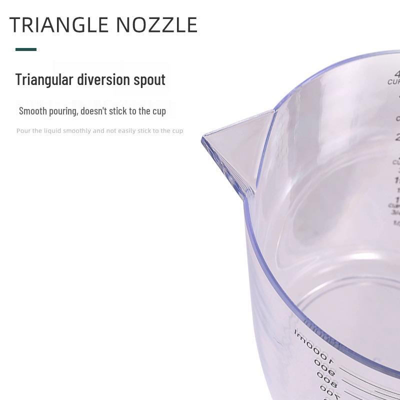 Transparent Measuring Cup Cylinder - 150/300/600/1000ml Kitchen Baking Tool