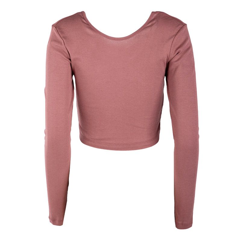 Haut court manches longues col rond Femme ONLY