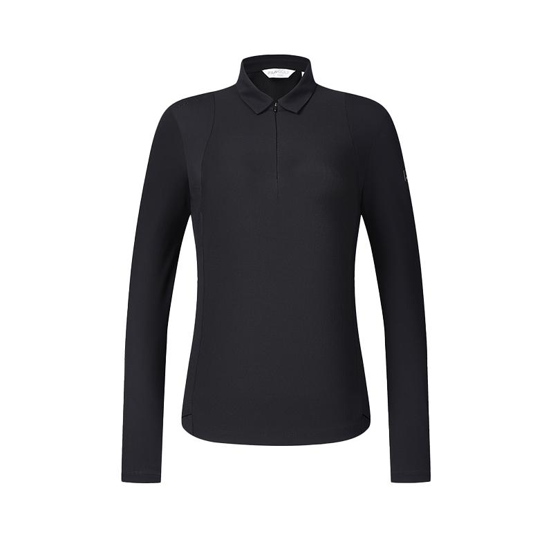 

New FILA Golf Series Polo Shirt Women s Pitch Black A11W445211FBK 160/80A/S