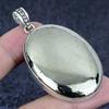 Pyrite Agate Gemstone 925 Sterling Silver Jewelry Pendant 2.44"