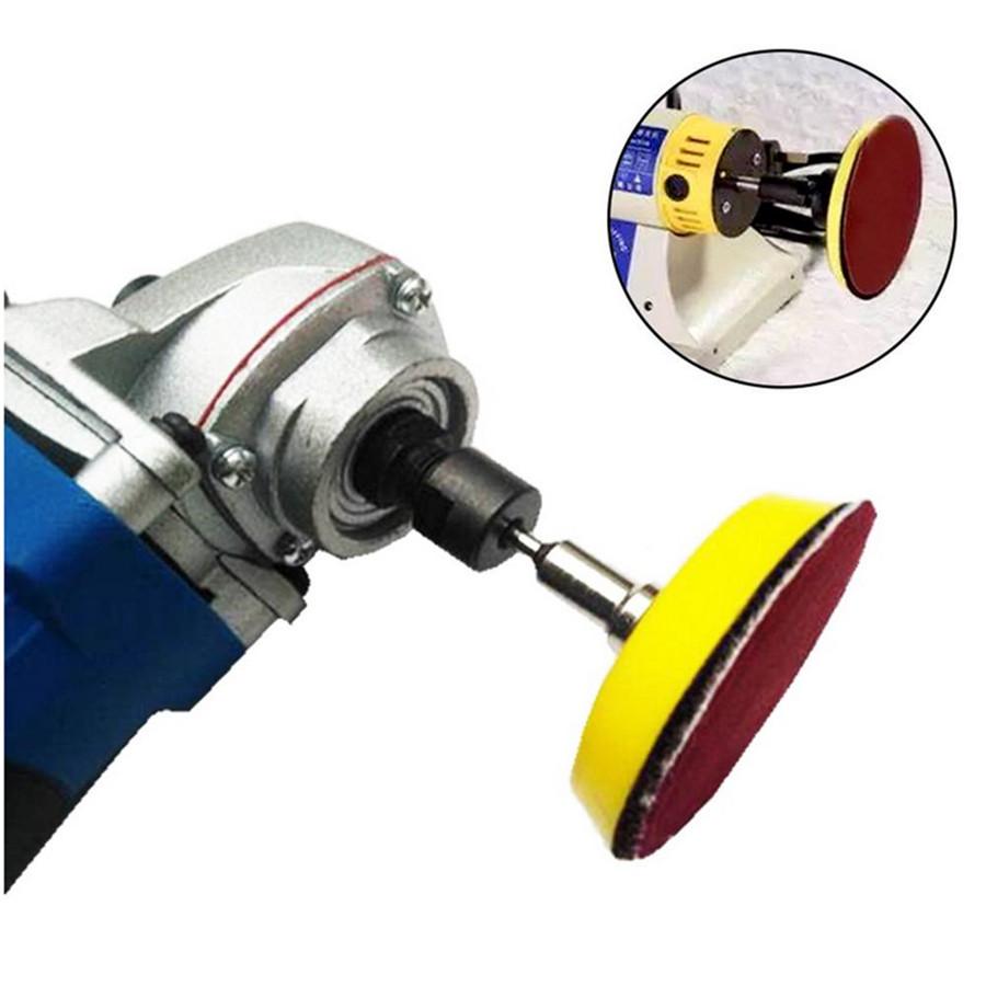 100PCS Sanding Disc Sand Paper Hook Loop Sander+Backer Pad+M6 Drill Adapter 50mm