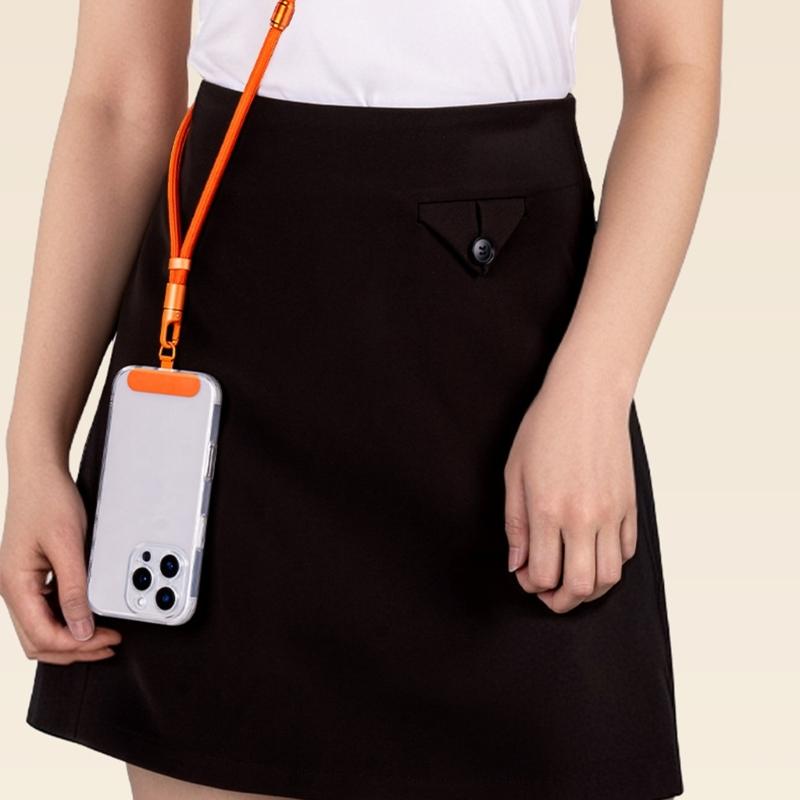 Strong Wristband Multifunction Adjustable Phone Neck Strap with Not Loss Locking Clip Upgrades Strap for Mobile Devices