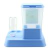 Automatic Pet Feeder Detachable Food Dispenser Water Bottle Cats Dogs Feeding Tool Pink