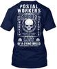 Postal Worker- - Workers Are The Hardest T Shirt Made In the USA Size S To 5XL