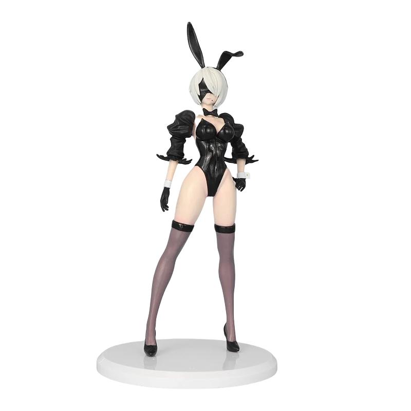 14-23cm NieR: Automata 2B Bunny Ver. Action Figure Anime Collectible PVC Model Toys Statue Doll Desktop Decoration Adults Gift