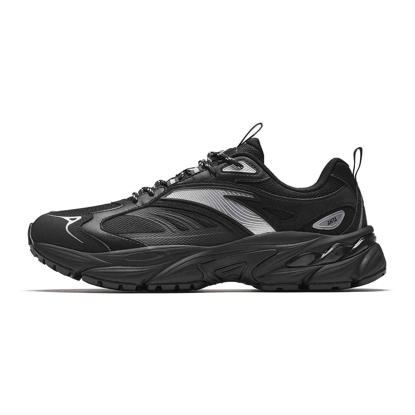 

Anta Cushioning, Wear Resistant Casual Shoes Men s Black/Silver 912618802-5 42