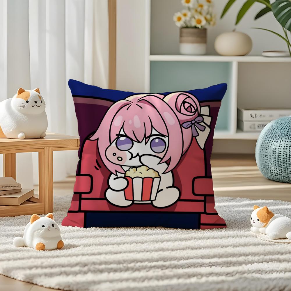 DORO Doll Victory Pink Dog Pillow Case Silky elegant Comfort Sofa Bed Invisible zipper