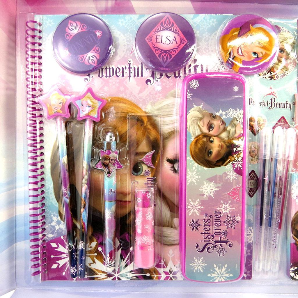 Die Eiskönigin [M3047] - XXL-Schreibwarenset 'Frozen - Die Eiskönigin' lila (19 Teile)