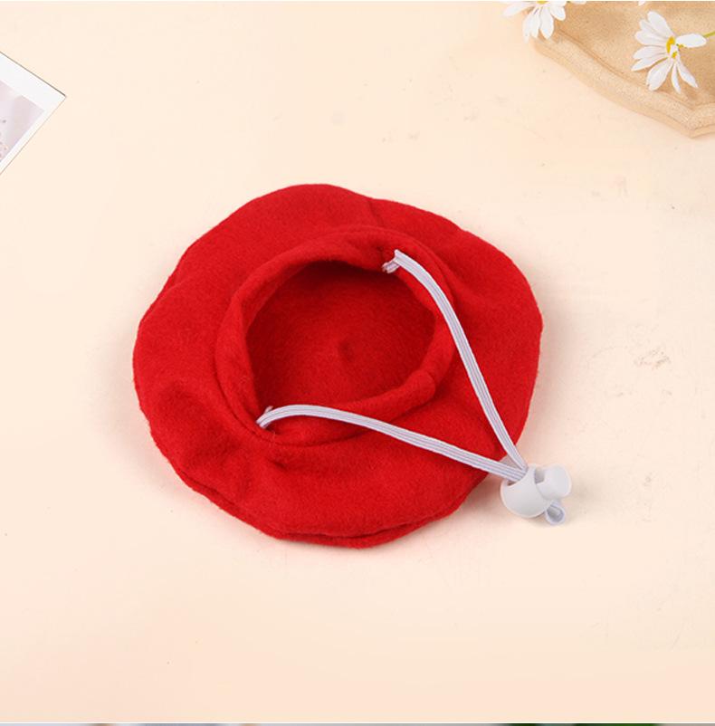 New Cross-border Pet Hat Dress Up Cute Cat Beret Photo Cat Hat Dog Headgear Headdress