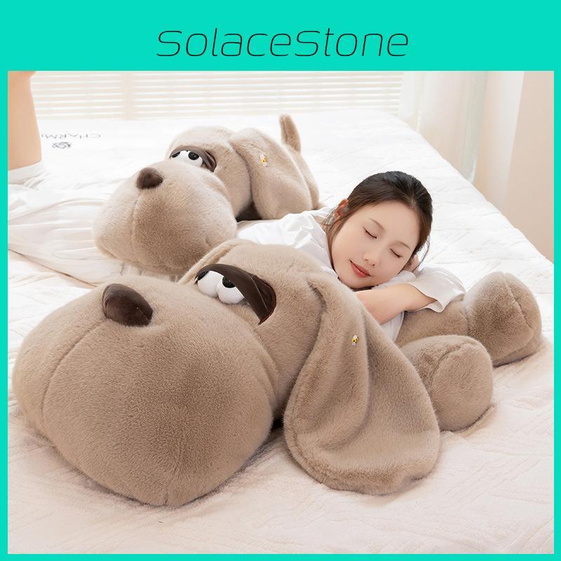Dog Eyed Big Doll Cute Prone Dog Doll Bed Pillow Sleeping Pillow Plush Toy