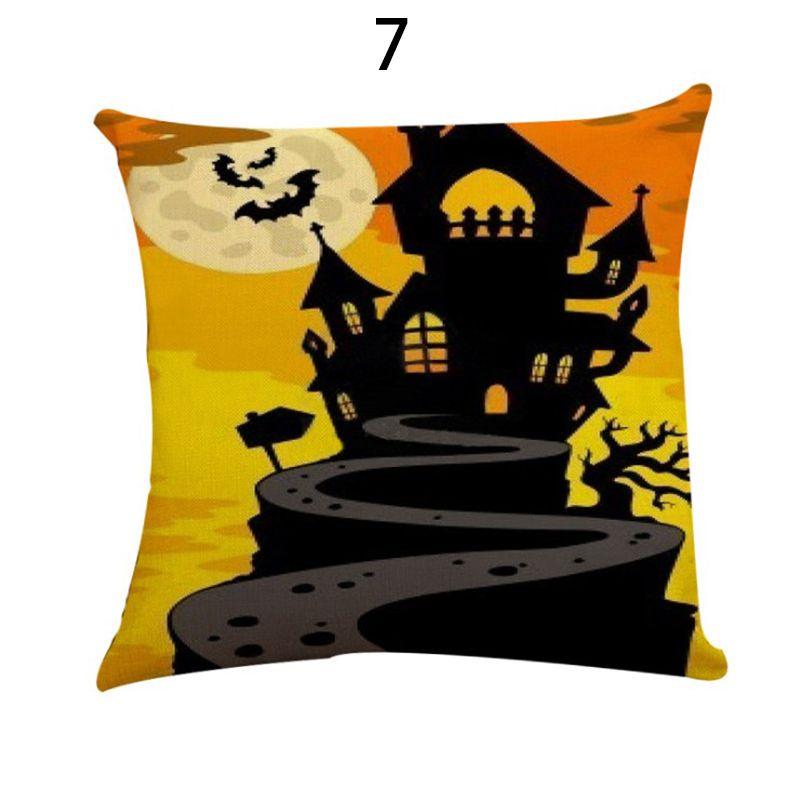 Premium Quality Fall Decor Pillow Case With Elegant Halloween Patterns
