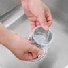 90-100Pcs Kitchen Drain Strainer Mesh Disposable Sink Filter Net for Bathroom Balcony Drain Anti-blocking Tool