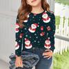 Girls Long Sleeve T Shirts Kids Fall Tops Crewneck Basic Tees Vintage Graphic Printing Top 5-14Y
