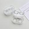 New Style Transparent Tweezers Suction Stick Container Set Portable Contact Lens Box for Women Travel Contact Lenses Case