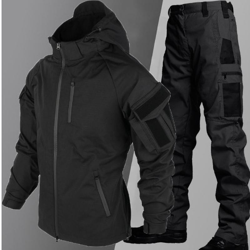 

Водонепроницаемые комплекты Мужская одежда Костюм Уличный карманный спортивный костюм L