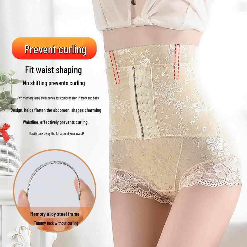 

Корректирующее белье с высокой талией и утягивающим живот: Послеродовой утягивающий корсет с застежкой сзади, с поддержкой бедер и кружевной отделкой 3XL (146-160 jin)