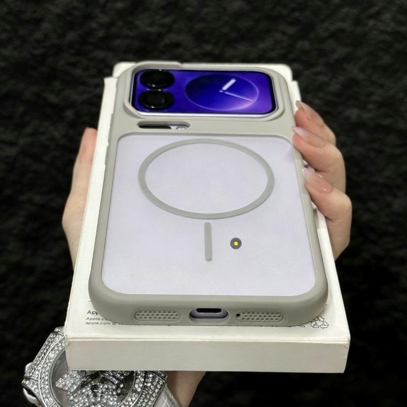 Für Magsafe Mattes Case Für Xiaomi 17 Pro Max 15 14 Pro Stoßfest Transluzent Magnetisch Kabelloses Laden Panzer PC Hülle