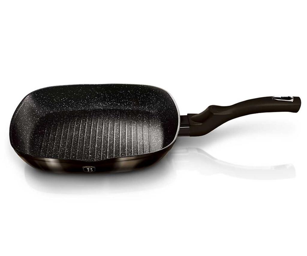 GRILL PAN 28cm BERLINGER HAUS BH-6611 SHINY BLACK