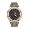 Erkek Sıvı Kristal, Analog Çift Ekran Serisi 44mm Siyah Saat GA-2100-1A1(Watch3--