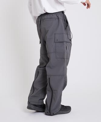 WMC Ripstop Zipper Cargo Pants_Charcoal Grey