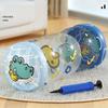 Andador inflable para bebé Tambor de gateo de PVC para bebé Juguetes de ejercicios de gateo para la primera infancia con cascabeles