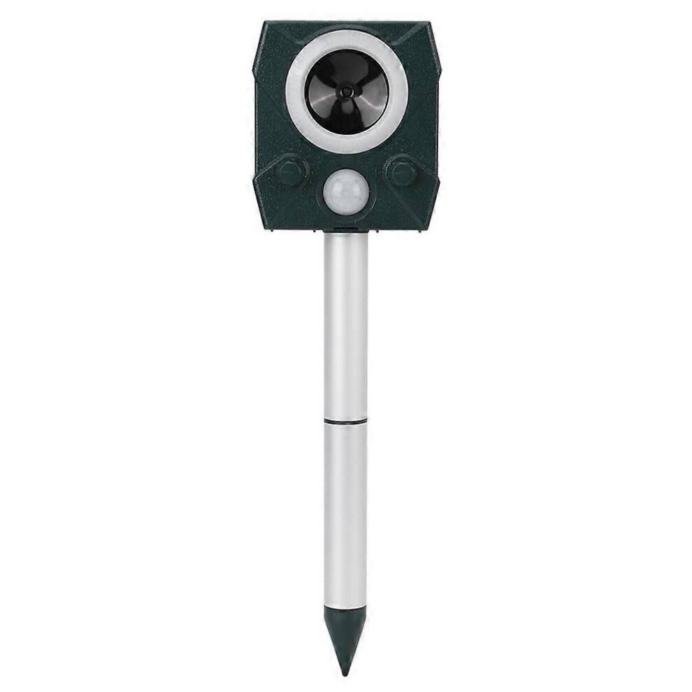 Multi Functional Solar Outdoor Ultrasonic Animal Repeller Bird Mice Fox Repeller Repellent Garden