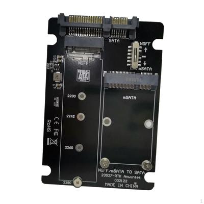 Harddiskadapter, SATA/mSATA til SATA 3.0-konverter, med skrutrekker, reparasjonsverktøy, premium SSD-konverter