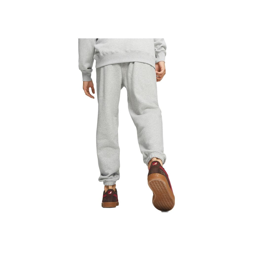Puma X STAPLE SS23 Letter Print Drawstring Sports Casual Pants Men Bottoms Light-Mixed-Grey 622205-04