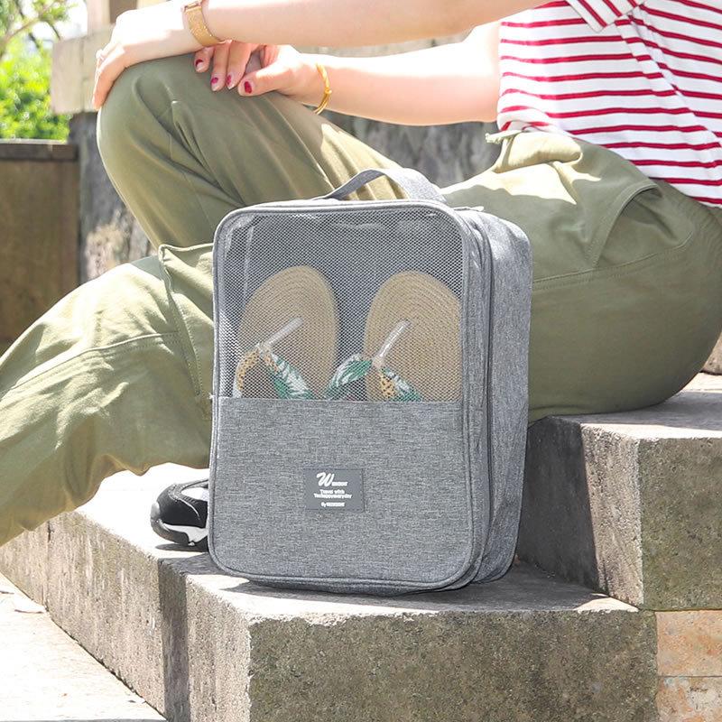 Wodoodporne pudełko na buty podróżne Przenośna torba wykończeniowa do przechowywania butów z suchą i mokrą separacją