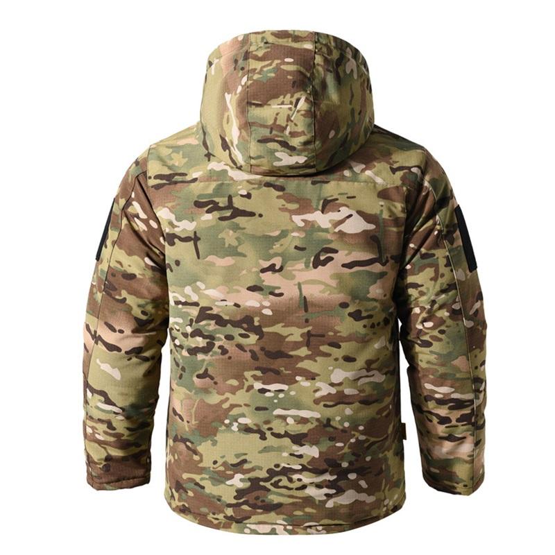Winter Baumwollmantel Outdoor-Bekleidung Langlebig Verschleißfest Kurze Camouflage-Jacke Winddicht Wärme All-Terrain Herren Winterjacke