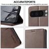 LC.IMEEKE For Google Pixel 9 Pro XL Case Calf Texture PU Leather Flip Phone Cover