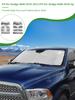 Car Windshield Sunshade Window Shade Foldable Sun Visor Cover Fit for Dodge RAM 2010-2017 2018 Up  Car Interior Accessories