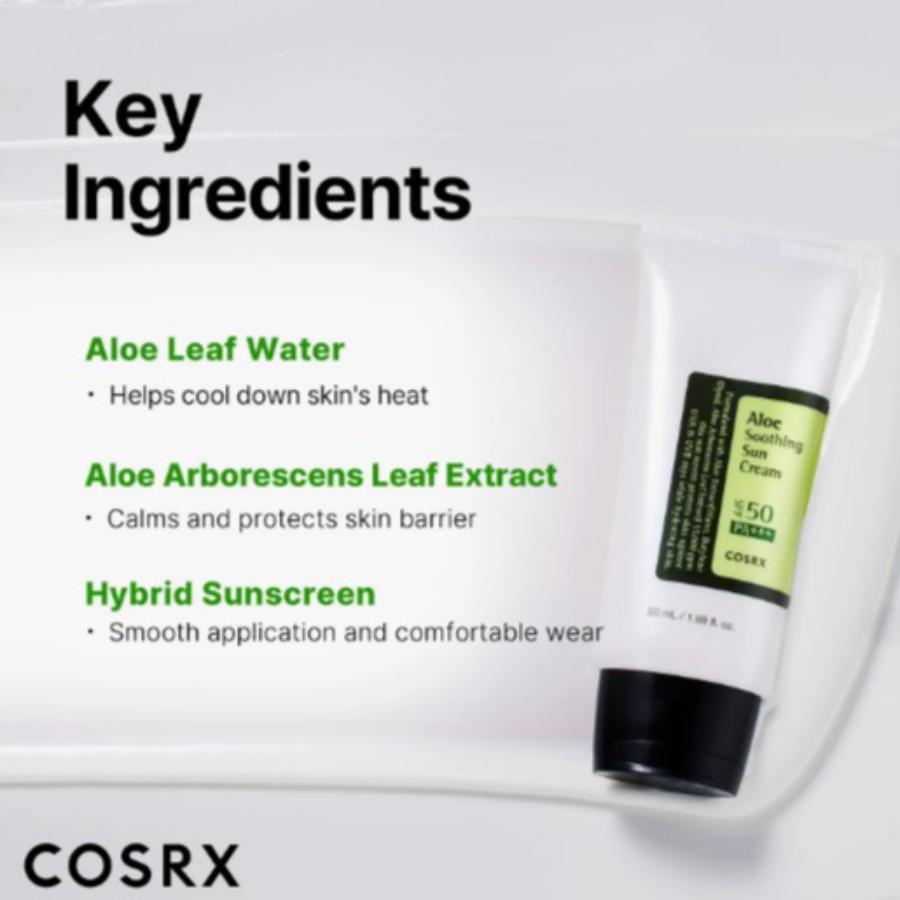 COSRX Aloe Soothing Sun Cream 50ml SPF50+ PA+++