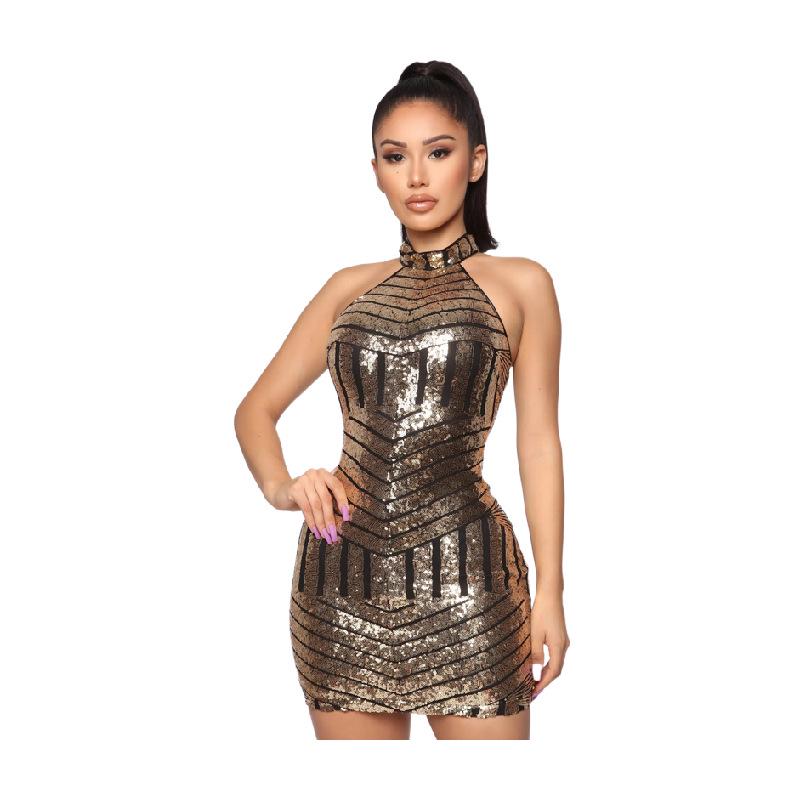 

N360 Sleeveless Sequin Bodycon Dress Medium