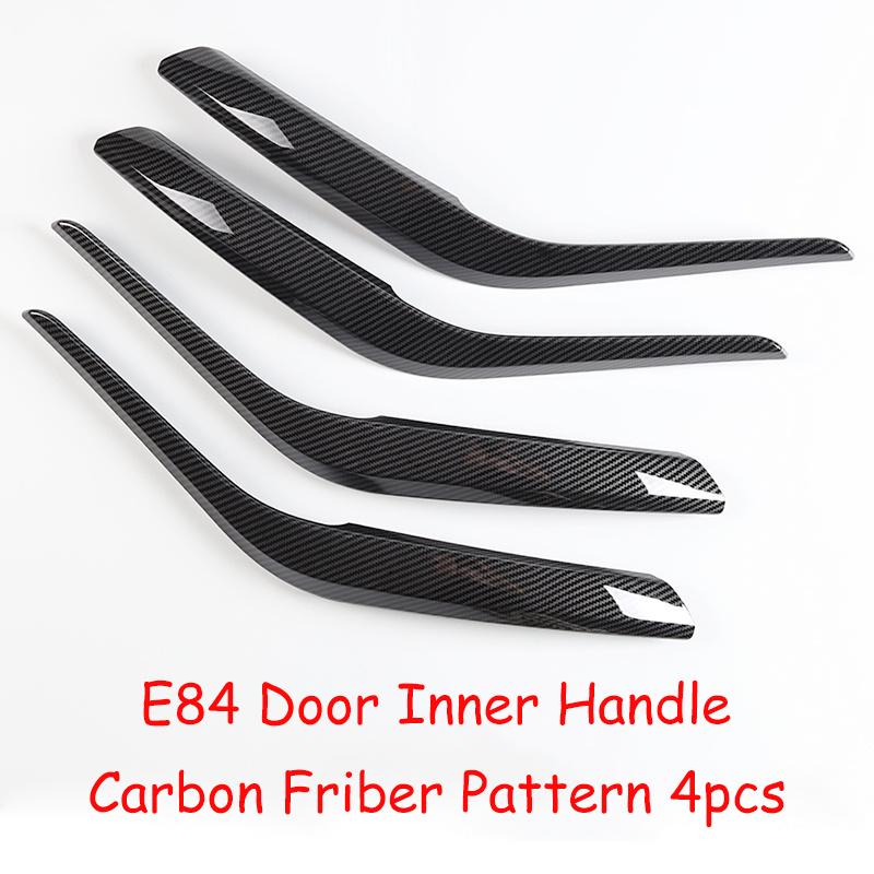 ujhzt6 X1 E84 Car Interior Left Right Door Handle Inner Door Handle Armrest Outer Cover Panel Trim Replacement For BMW 2010-2016