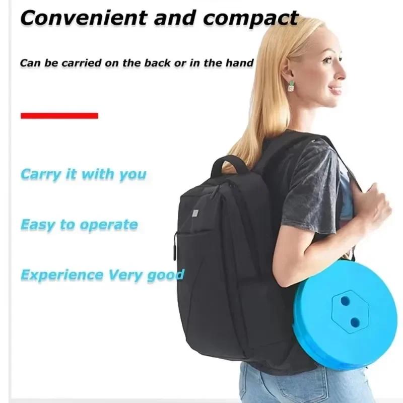 Nowe lekkie przenośne plastikowe składane krzesło teleskopowe z regulowaną wysokością kompaktowy stołek idealne na ryby plażę i kemping