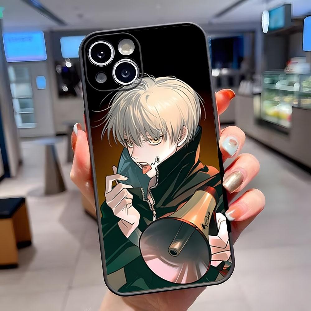 Jujutsu Kaisen Anime Inumaki Toge Phone Case Matte Translucent For IPhone 15 Pro 16 Pro Max 13 11 12 14 Xs X Xr 7 8 Se Cover