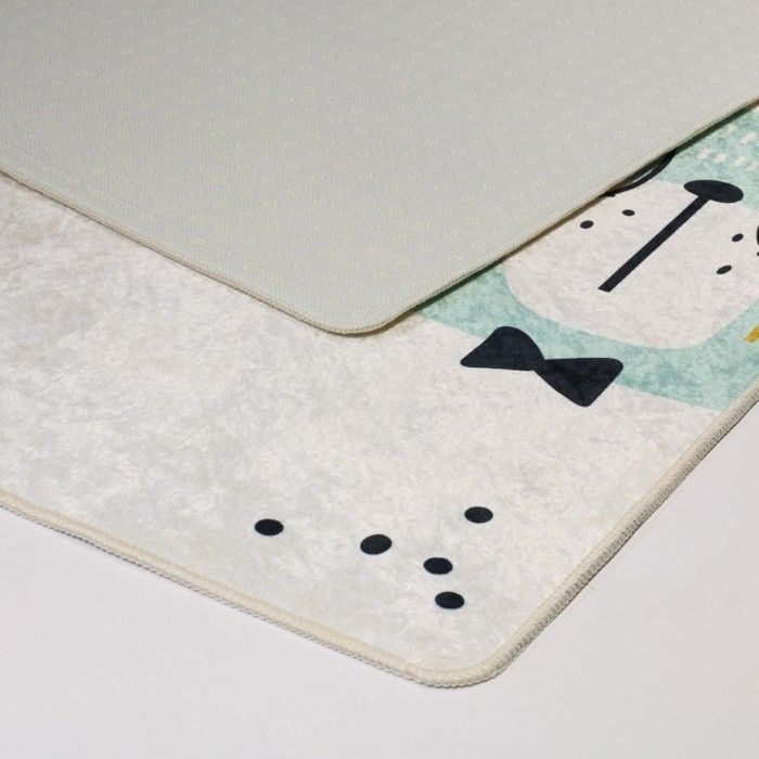 Tapis Enfant - Non spécifié - Hibou - Antidérapant - Lavable en machine - 80x150 cm