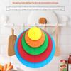 Silicone Lids for Bowl Microwave Splatter Cover Reusable Heat Resistant Lids Fits Bowls,Pots,Pans,Skillets,Fridge Dishwasher