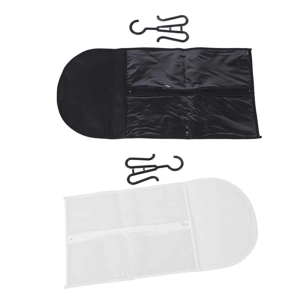 5 Set Hair Extension Holder Bag Anti Dust Water Proof Hair Extension Holder Transparent PVC Soft Non