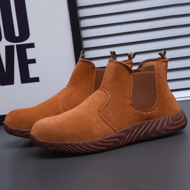

Men s Safety Work Shoes - Anti-Smash, Anti-Puncture, Anti-Scald, Wear-Resistant, Non-Slip, Soft Sole, Breathable Welding Footwear